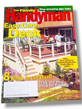 THE FAMILY HANDYMAN  MAGAZINE.".EASY-CARE DECK "  MAY, 2005